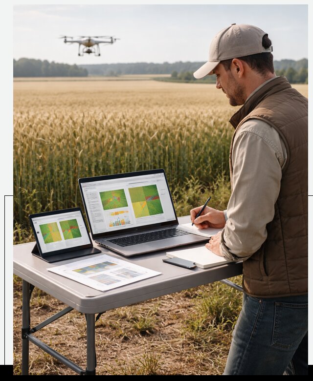 Система AI прогнозирования урожайности для точных агрономий в Полевской